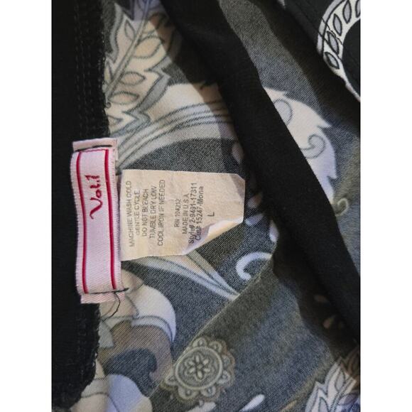 Vol. 1 women's multicolor floral sleeveless vintage  blouse - large - Picture 4 of 7